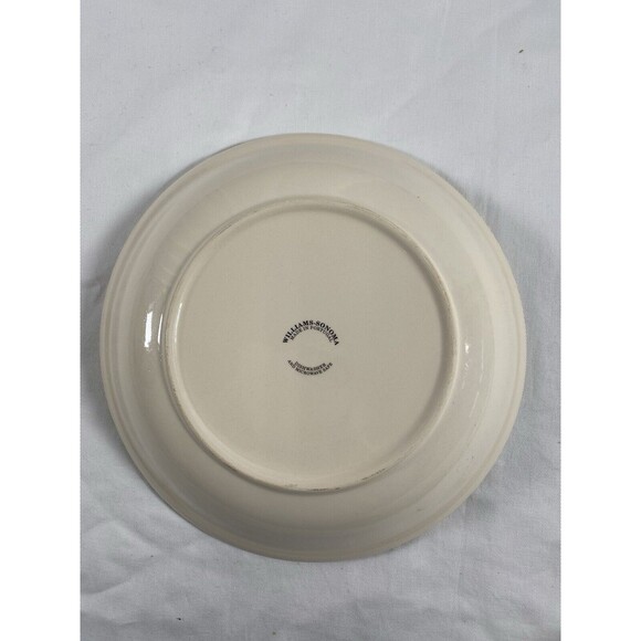 Williams Sonoma Eggplant Herbs Lemon 9 3/4" Ceramic Pasta Dish Serving Bowl #740 - Picture 2 of 4